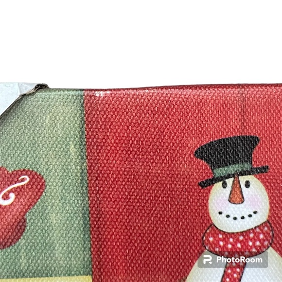 Jennifer Pugh Holiday Sampler I & II art on canvas, 9x9 - NIB - Picture 6 of 6